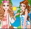 Belle et Raiponce en vacances