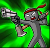 Stick vs Zombie - Stick warrior with gun